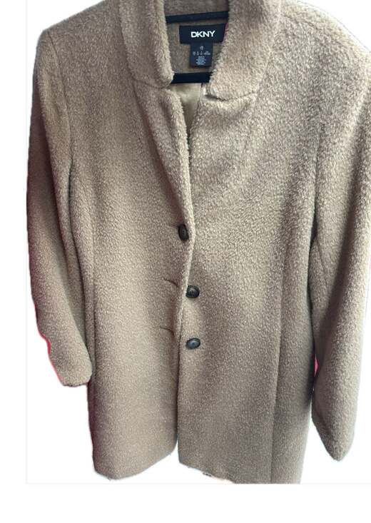 DKNY Jackets & Blazers - DKNY Wool Blend Teddy Walker Coat Size 10 Camel Brown Alpaca Fleece